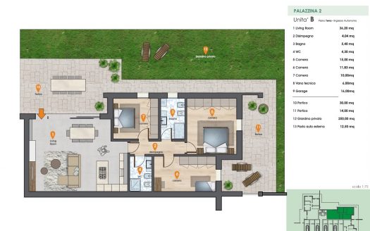 PALAZZINA 2 – APPARTAMENTO “B”