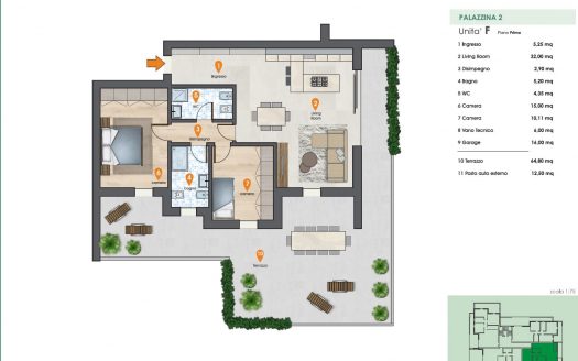 PALAZZINA 3 – APPARTAMENTO “E”